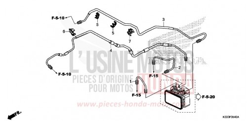BRAKE PIPE CBR300RAG de 2016